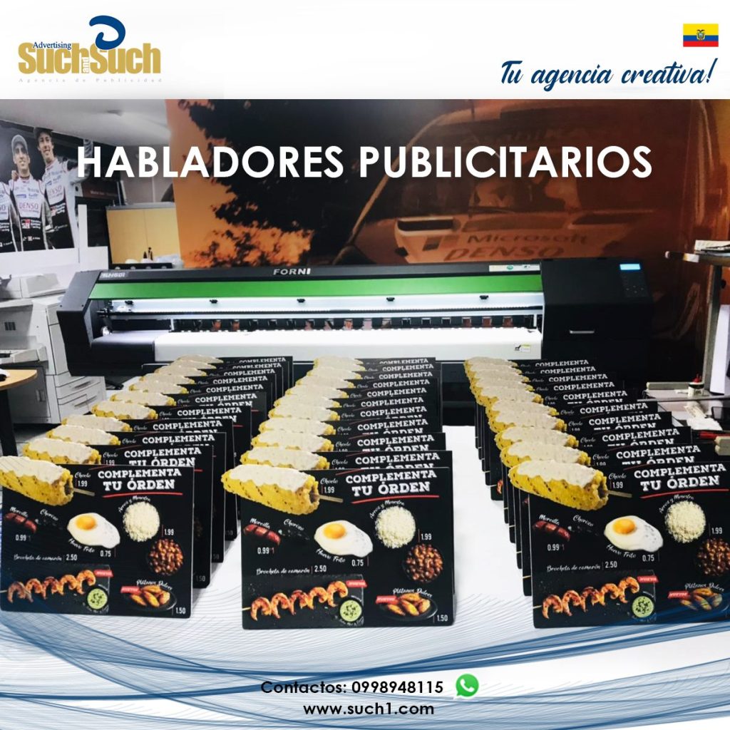 Habladores para publicidad